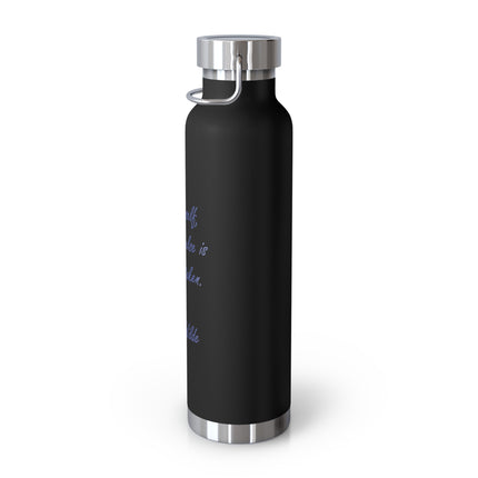 Inspirational Insulated Water Bottle - Be Yourself, 22oz