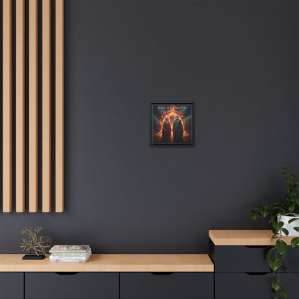 Aging Is Sacred Fire — Framed Matte Canvas Wall Art