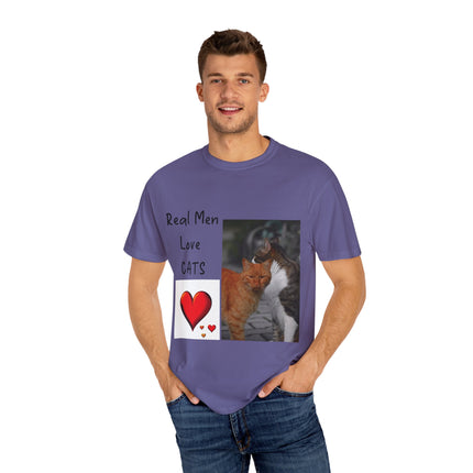 Real Men Love Cats Unisex T-Shirt – Cute Cat Lover Tee