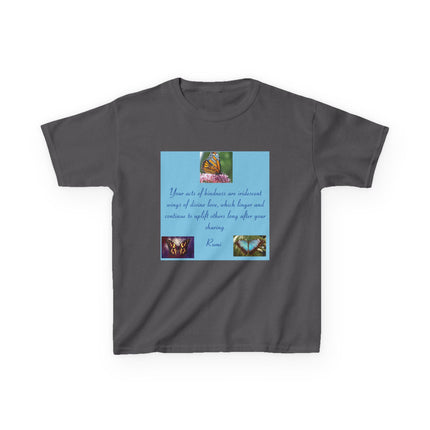Kids Tee with Butterfly Design – Inspirational Nature Gift