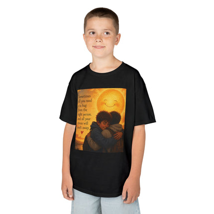 Kids Hug Tee — "Sometimes all you need is a hug" Heartwarming Children's T‑Shirt