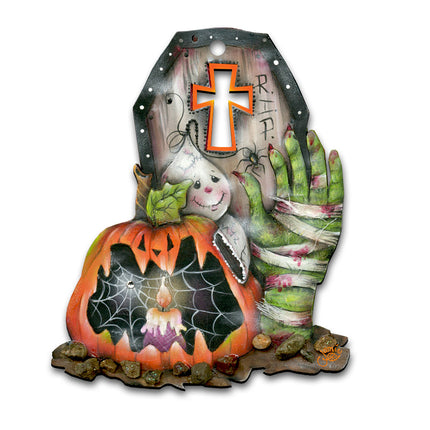 Scary Harry Halloween Door Decor by Jamie Mills-Price - Thanksgiving Halloween Decor - 8457405H-4