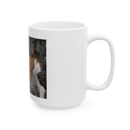Real Men Love Cats Ceramic Mug – 15oz Cat Lover Gift