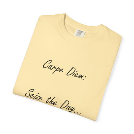 Inspirational Unisex T-Shirt - 'Carpe Diem: Seize the Day'