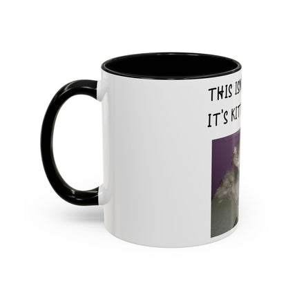 Kitty Glitter Mug – 11oz Accent Ceramic Cup for Cat Lovers