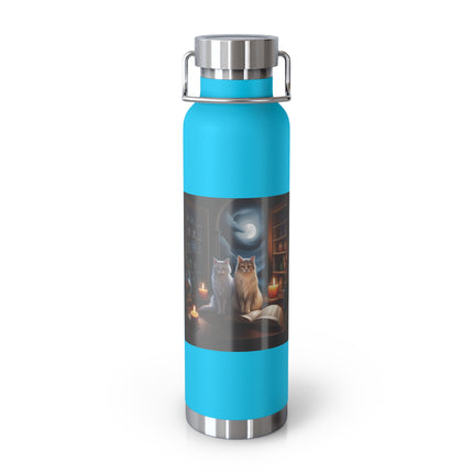 Cozy Cats Illustrated Insulated Water Bottle - 22oz