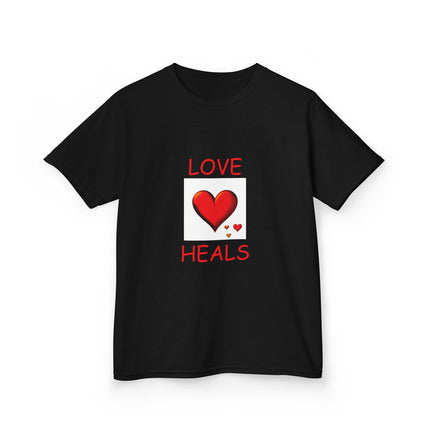 Kids Love Heals T-Shirt – Uplifting Cotton Tee for Everyday Joy