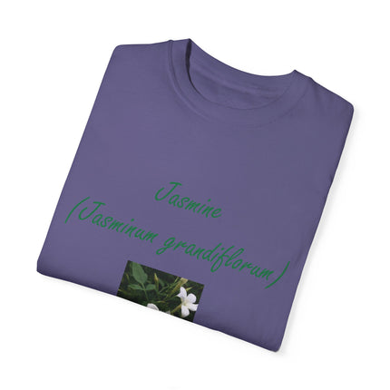Jasmine Flower Tee – King of Flowers, Unisex Garment-Dyed