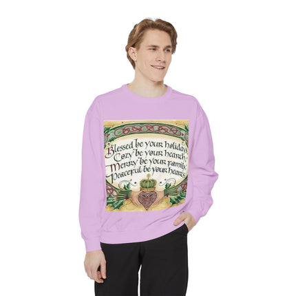 Blessed Be Your Holidays Unisex Sweatshirt - Cozy & Heartfelt Gift