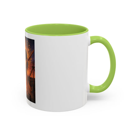 Mug — Pagan Bonfire Coffee Mug with Inspirational Beltane Quote