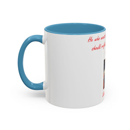 Inspirational Coffee Mug – Humility Quote – 11oz Accent