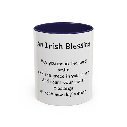 Irish Blessing Coffee Mug — "An Irish Blessing" Inspirational Religious Mug (11/15oz)