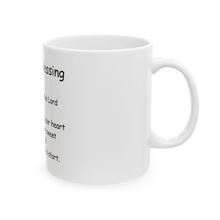 Irish Blessing Ceramic Mug — 'An Irish Blessing' Prayer Coffee Cup (11oz/15oz)