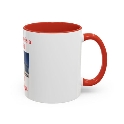 Healthcare is a Right Accent Coffee Mug - 11/15oz