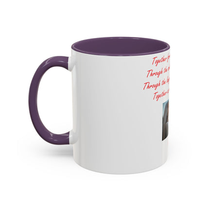 Accent Coffee Mug – “Together Forever” – Romantic Gift – 11oz