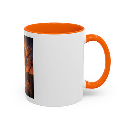 Mug — Pagan Bonfire Coffee Mug with Inspirational Beltane Quote