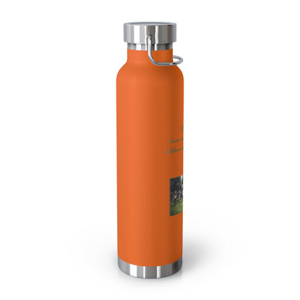 “Flower Child” Copper Bottle – 22oz Vacuum Insulated | Eco-Friendly
