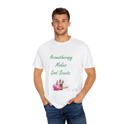 Aromatherapy T-Shirt – “Makes Good Scents” Design (Unisex)