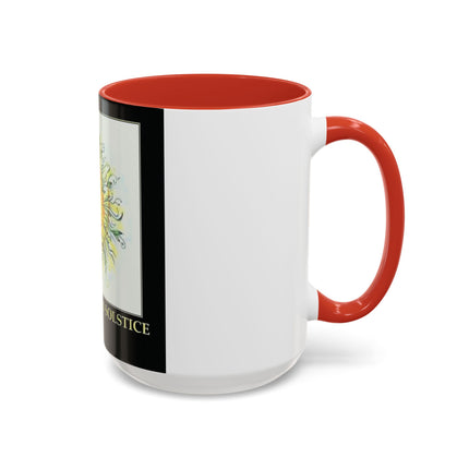 Summer Solstice Mug – 15oz Accent Ceramic Cup with Sunshine Art