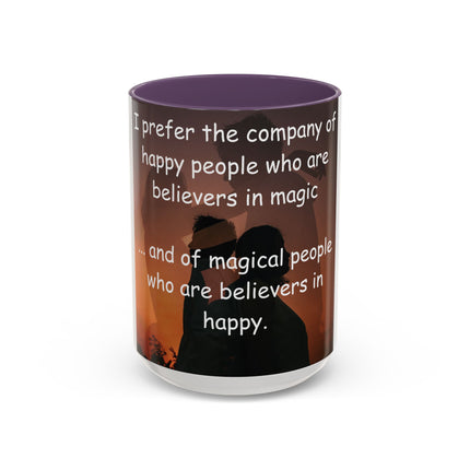 Believers in Magic Mug – 15oz Accent Ceramic Cup for Happy Souls