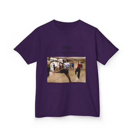 Dancing Is Silent Poetry Kids Tee – Heavy Cotton | Dance Gift
