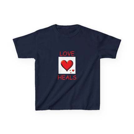 Kids Love Heals T-Shirt – Uplifting Cotton Tee for Everyday Joy