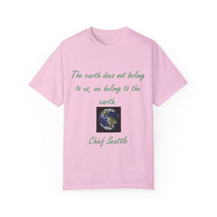 Eco-Friendly T-Shirt – “We Belong to the Earth” Design