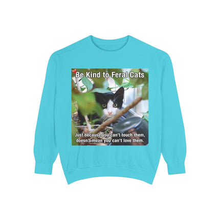 Be Kind to Feral Cats Sweatshirt — Animal Rescue Crewneck