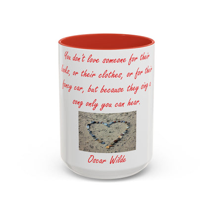 Oscar Wilde Quote Mug – 15oz Accent Ceramic Drinkware