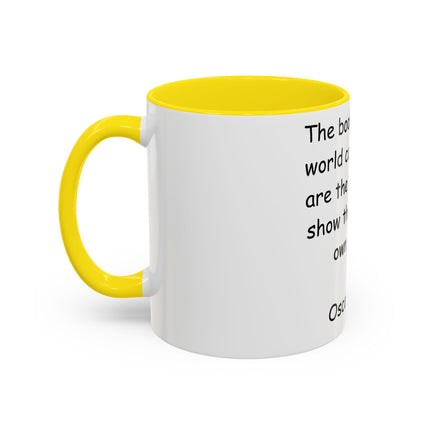 Oscar Wilde Accent Mug – “Books & Shame” – 11oz Ceramic Inspiration