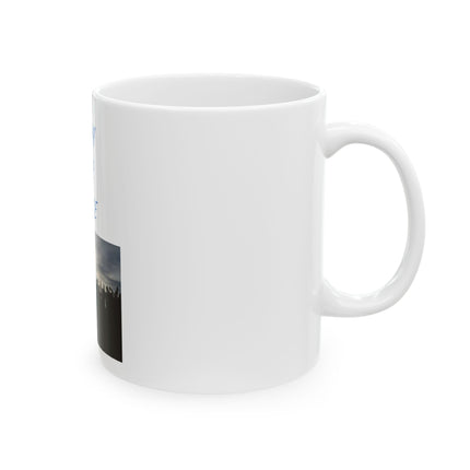 Pray for Peace Ceramic Mug — Inspirational Photo Coffee Cup (11oz/15oz)