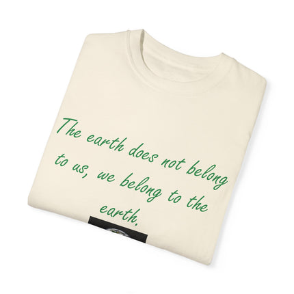 Eco-Friendly T-Shirt – “We Belong to the Earth” Design