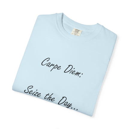 Inspirational Unisex T-Shirt - 'Carpe Diem: Seize the Day'
