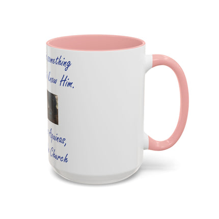 Saint Thomas Aquinas Mug – “To Love God” – 15oz Ceramic