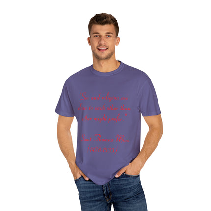 Inspirational Unisex T-Shirt – Saint Thomas More Quote