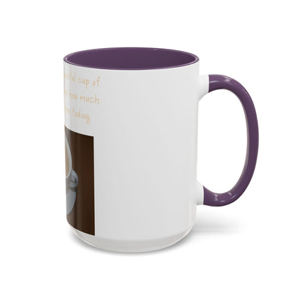 Funny Tea Mug – “Lie to Me” Motivational Accent Ceramic – 15oz