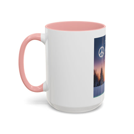 Coffee Mug — "All I Want for Christmas Is Peace" Holiday Peaceful Winter Scene