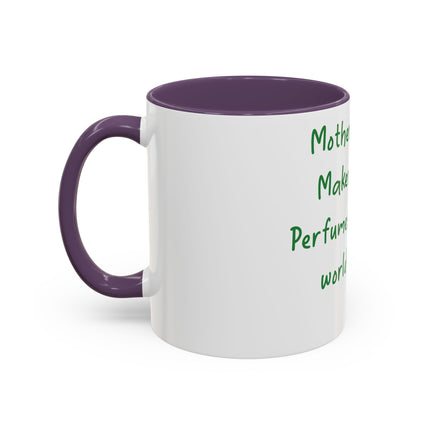 Mother Nature Accent Mug – 11oz Ceramic Cup for Nature Lovers
