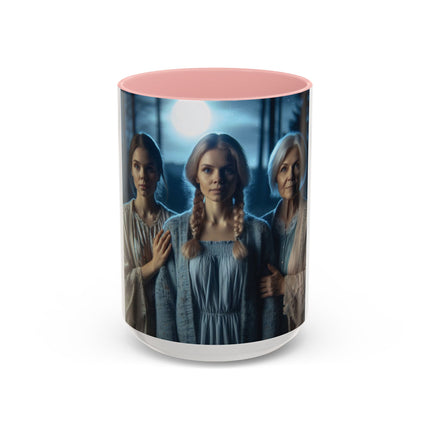 Triple Goddess Mug – 15oz Accent Ceramic Cup for Mystical Sisterhood
