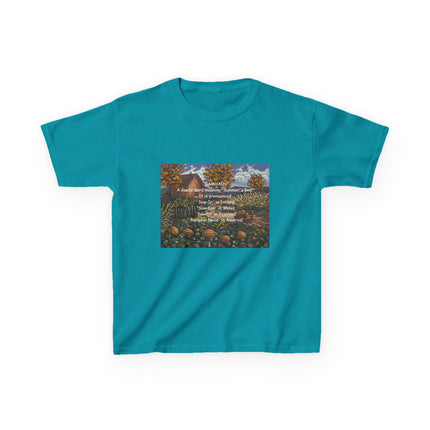 Inspirational Kids Heavy Cotton Tee - Cozy & Uplifting Design for Everyday Wear