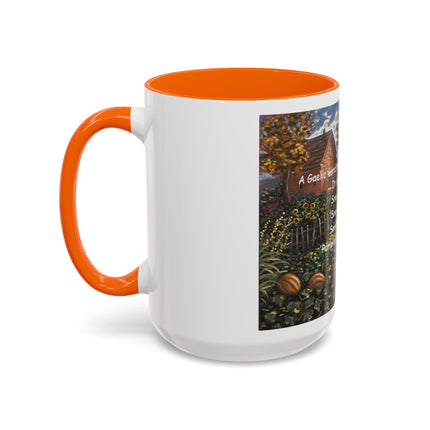 Samhain Pumpkin Spice Accent Coffee Mug — Autumn Harvest 11/15oz