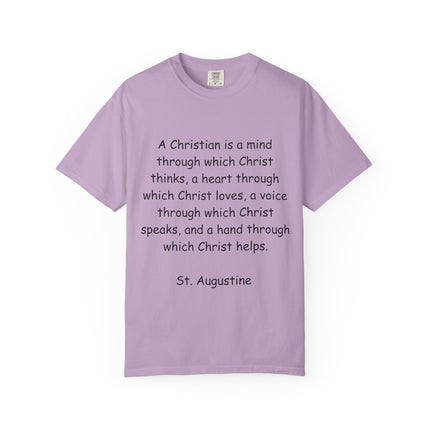 Inspirational Quote T-Shirt - Unisex Garment-Dyed Tee