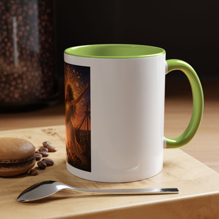 Mug — Pagan Bonfire Coffee Mug with Inspirational Beltane Quote