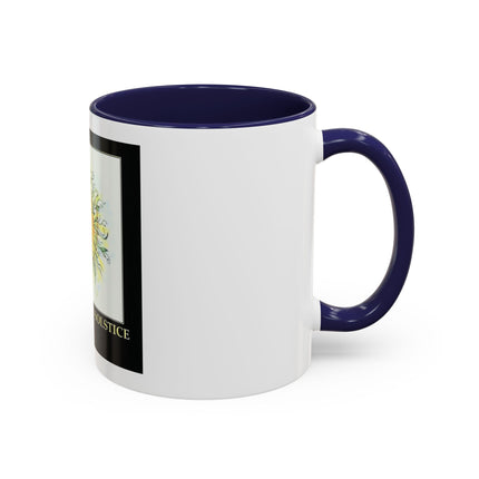 Happy Summer Solstice Coffee Mug — Sun Illustration Accent Mug (11/15oz)