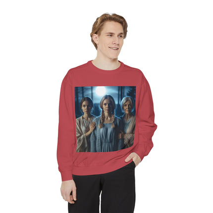 Mystical Sisters Sweatshirt | Unisex Garment-Dyed Cozy Top