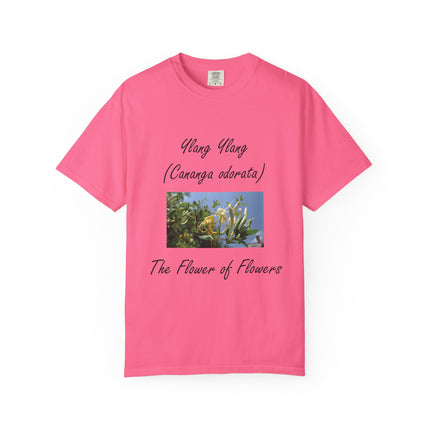 Ylang Ylang Floral T-Shirt - The Flower of Flowers Design