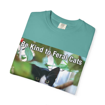 Be Kind to Feral Cats T-Shirt — Feral Cat Rescue Awareness Tee