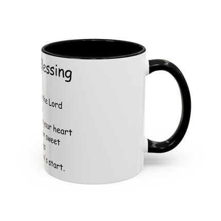 Irish Blessing Accent Mug | 11oz Ceramic Cup for Daily Motivation