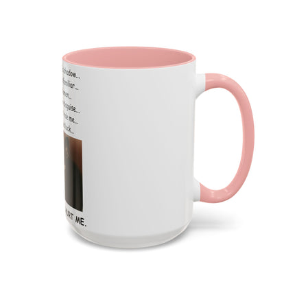 Accent Mug – Black Cat Print – Ceramic Drinkware – 15oz