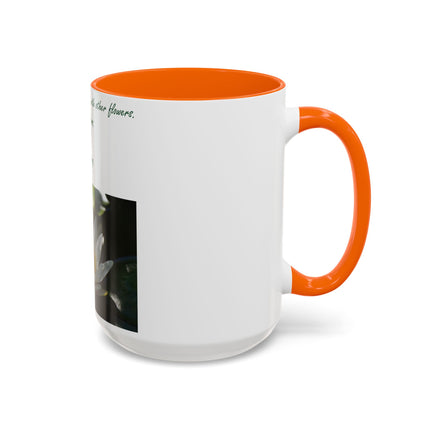 Zen Blossom Coffee Mug - Inspirational Nature Quote - 15oz